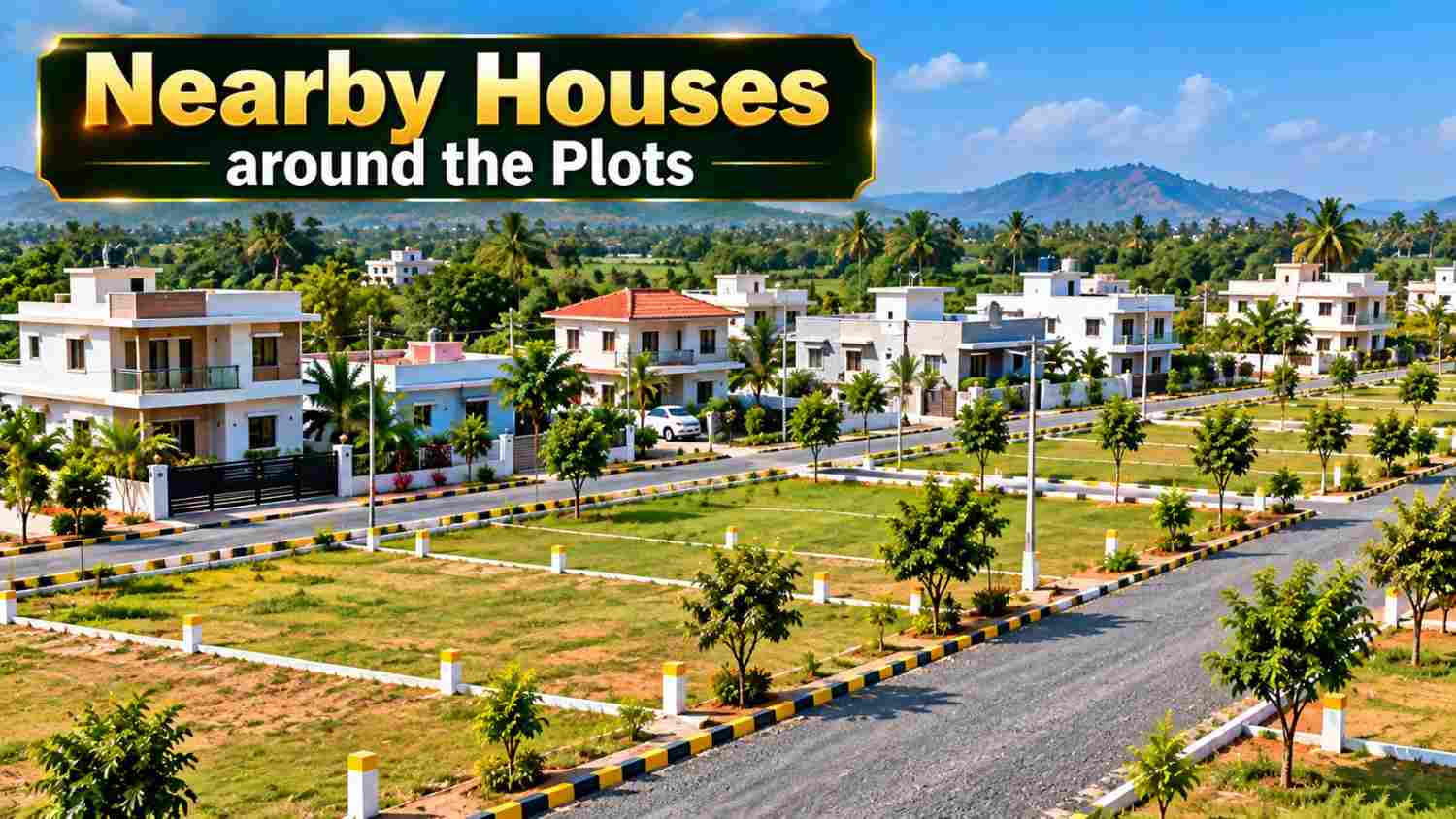 Nearby houses around the plots