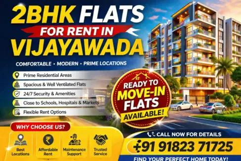 “2BHK Flats for Rent in Vijayawada”